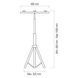 Подставка под прожектор двойная "TRIPOD DOUBLE" 107-001-0002-010 фото 2