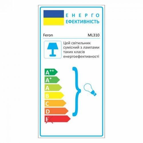 Накладний поворотний світильник Feron ML310 GU10 IP20 білий 32961 фото