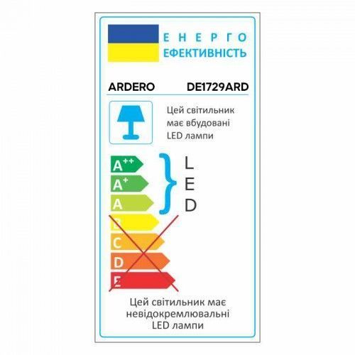 Настольный светодиодный светильник Ardero DE1729ARD 9 W черный 01959 фото