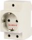 Розетка на DIN-рейку e.socket.pro.din.tms, 230 В, з з/к s004002 фото 1