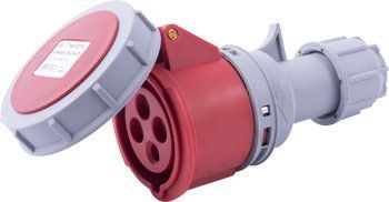 Силовая розетка переносная e.socket.214.16.67, 4п., 400В, 16А , IP 67 i082014 фото