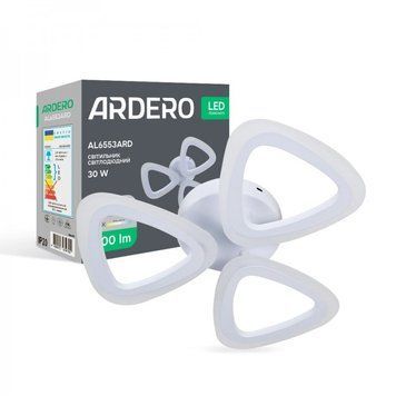 Светодиодный накладной светильник Ardero AL6553ARD CLOVER 30Вт 5000K белий 80499 фото