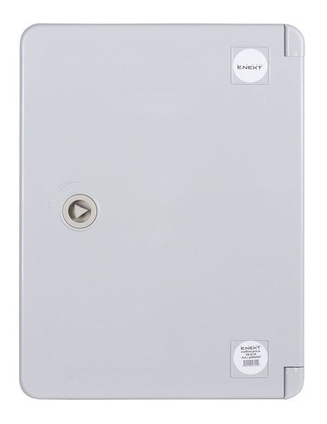 Корпус з ABS-пластику e.plbox.pro.p.28.21.13 з непрозорими дверцятами 280х210х130мм ІР65 p084101 фото