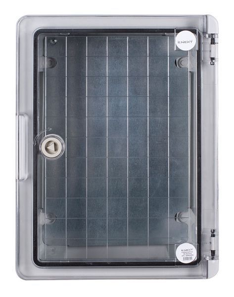 Корпус из ABS-пластика e.plbox.pro.p.33.25.14.tr с прозрачной дверцей 330x250x140мм ІР65 p084202 фото
