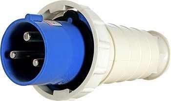 Силова вилка переносна e.plug.pro.3.63, 3п., 230В, IP 67, 63А (033) p011003 фото