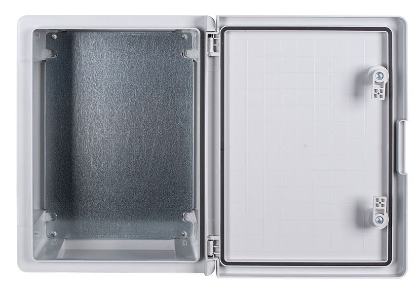 Корпус з ABS-пластику e.plbox.pro.p.40.30.17 з непрозорими дверцятами 400x300x170мм ІР65 p084103 фото