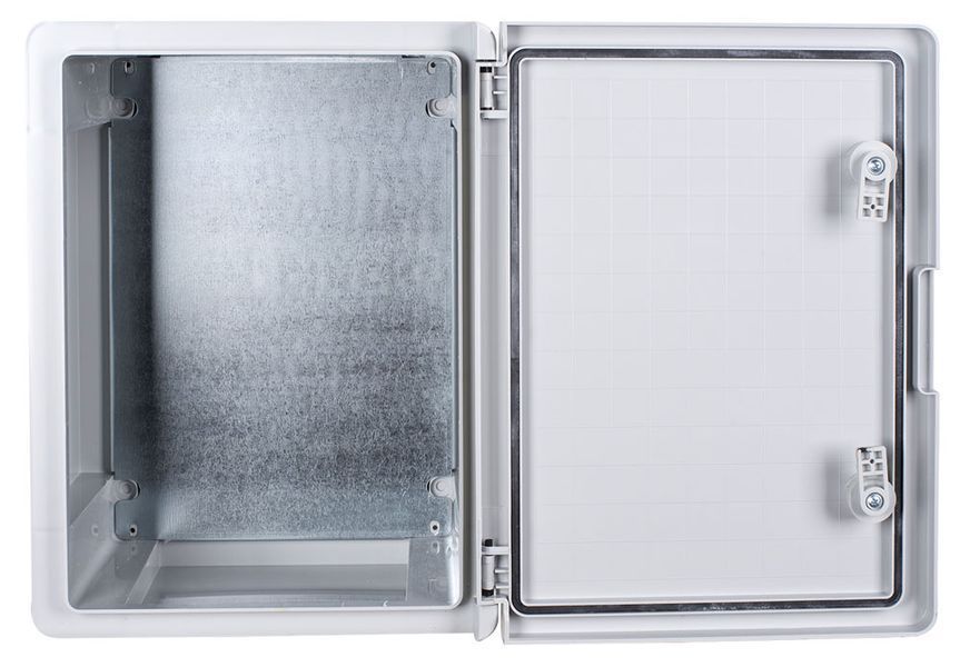 Корпус из ABS-пластика e.plbox.pro.p.40.30.21 с непрозрачной дверцей 400x300x210мм IP65 p084104 фото