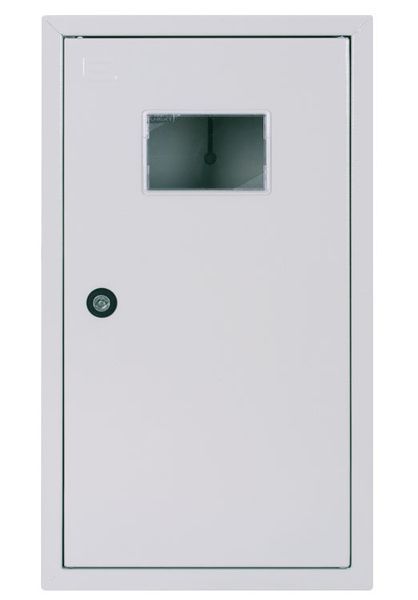 Корпус обліку металевий e.mbox.pro.n.f3.12 IP31 навісний під 3ф лічильник, 12 модулів p0100222 фото