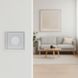 Світлорегулятор поворотний для LED 5-100W, механізм Soft EV111D-S срібло 80805 фото 3