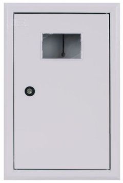 Корпус учета металлический e.mbox.pro.w.f1.12 IP31 встроенный под 1ф счетчик, 12 модулей p0100228 фото