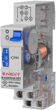Реле времени освещения электромеханическое e.control.t01 i0310006 фото
