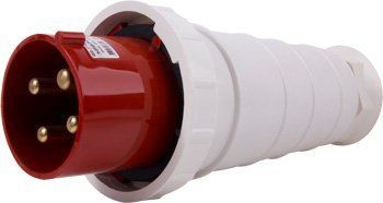 Силова вилка переносна e.plug.pro.4.125, 4п., 380В,IP 67, 125А (044) p011011 фото