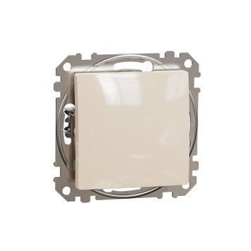Одноклавішний вимикач Schneider Electric Sedna Design (Бежевий) SDD112101 фото