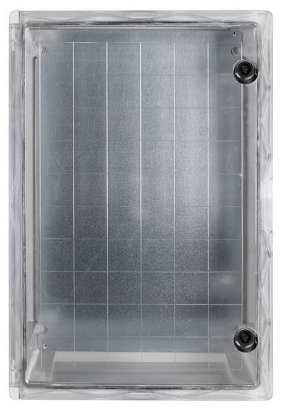 Корпус удароміцний з АБС-пластика e.plbox.210.280.130.tr, 210х280х130мм, IP65 з прозорими дверцятами CP5011 фото
