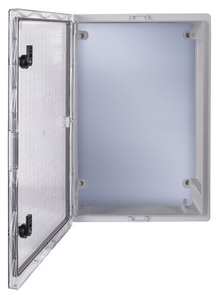 Корпус ударопрочный из АБС-пластика e.plbox.250.330.130.tr, 250х330х130мм, IP65 з прозорими дверцятами CP5012 фото