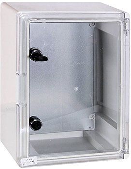 Корпус ударопрочный из АБС-пластика e.plbox.300.400.165.tr, 300х400х165мм, IP65 з прозорими дверцятами CP5013 фото