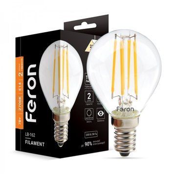 Светодиодная лампа Feron Filament LB-162 7Вт E14 2700K 40090 фото