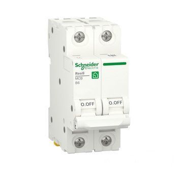 Автоматичний вимикач Schneider Electric Resi9 6kA 2P 16A В R9F02216 фото