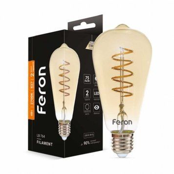 Светодиодная лампа Feron Filament LB-764 4Вт E27 2700K 01867 фото